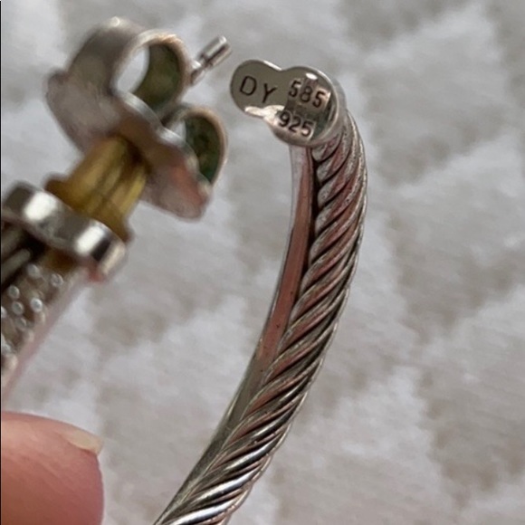 David Yurman Bracelet & Hoops Set 100% Authentic - Picture 6 of 14
